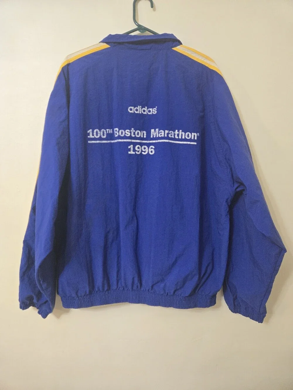 1996 XL Boston Marathon Jacket - Boston Athletic Assoc. Adidas Equiptment
